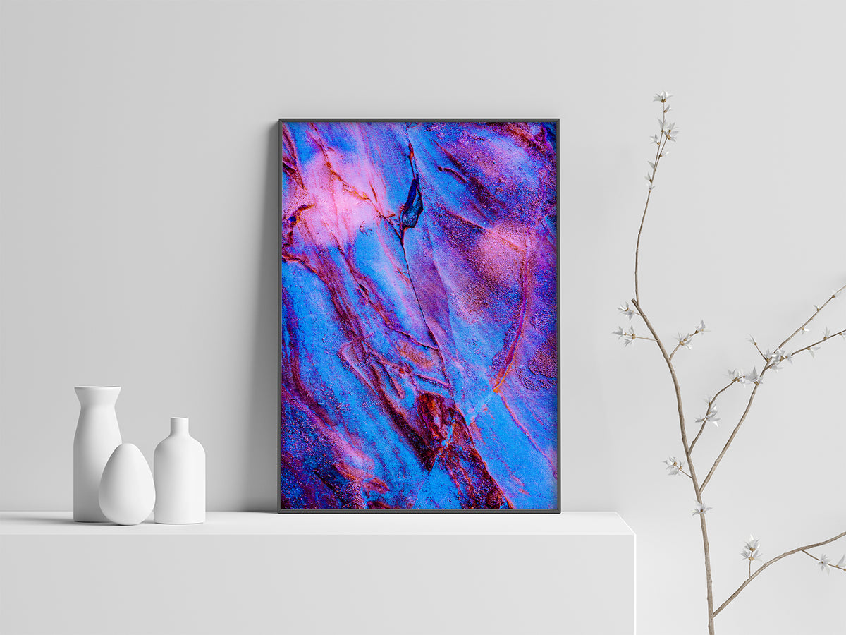 Abstract Rock Art Original NZ Wall Art One Thousand Blooms