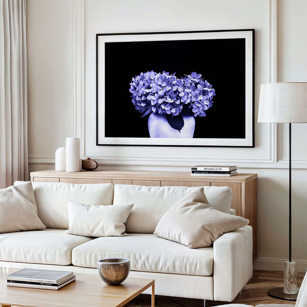 Blue-Hydrangea-Wall-Art