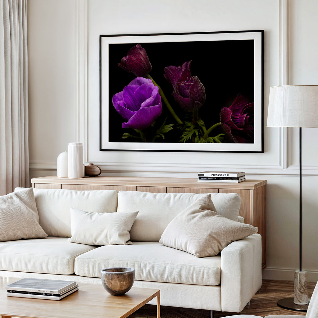 anemone-flower-wall-art-nz