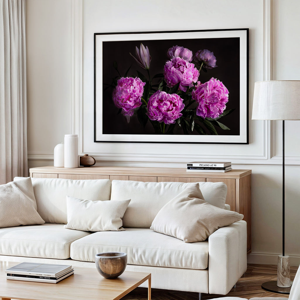 pink-peonies-wall-art-nz