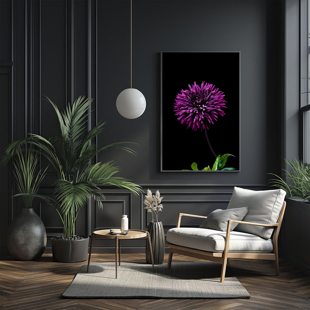 purple-dahlia-wall-art-nz