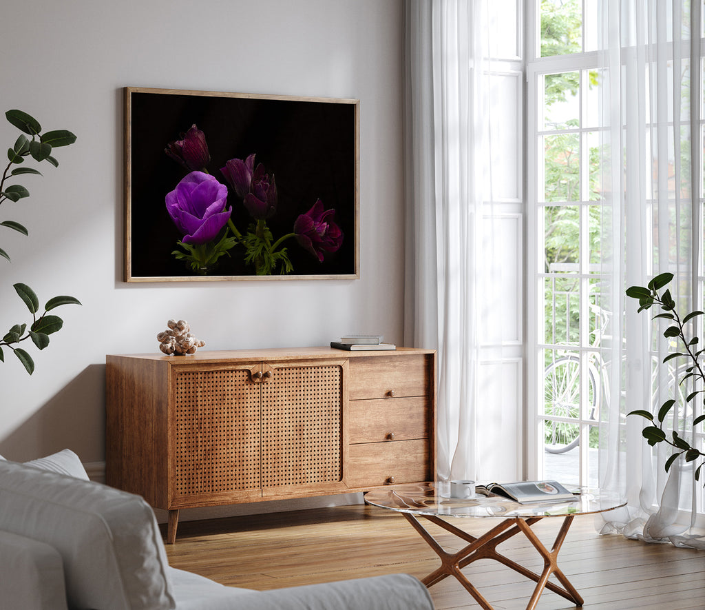 purple-floral-fine-art