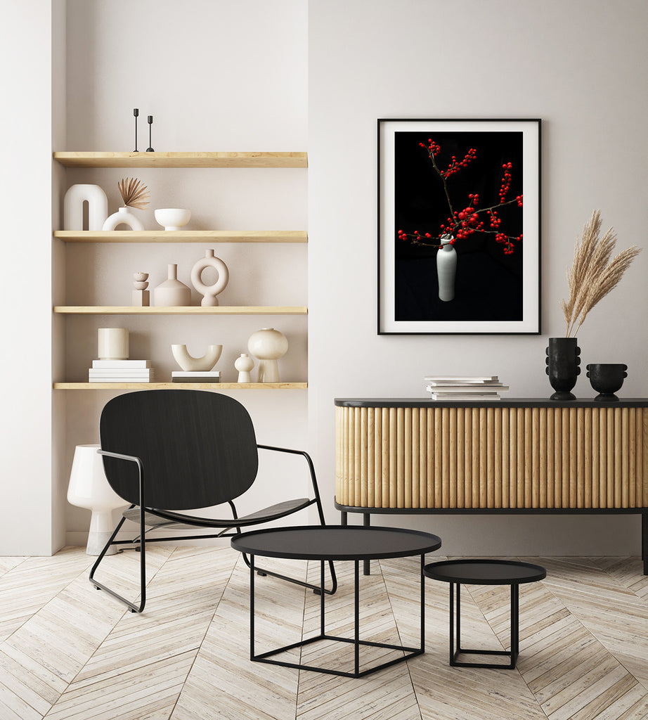 red-winter-berries-wall-art-nz