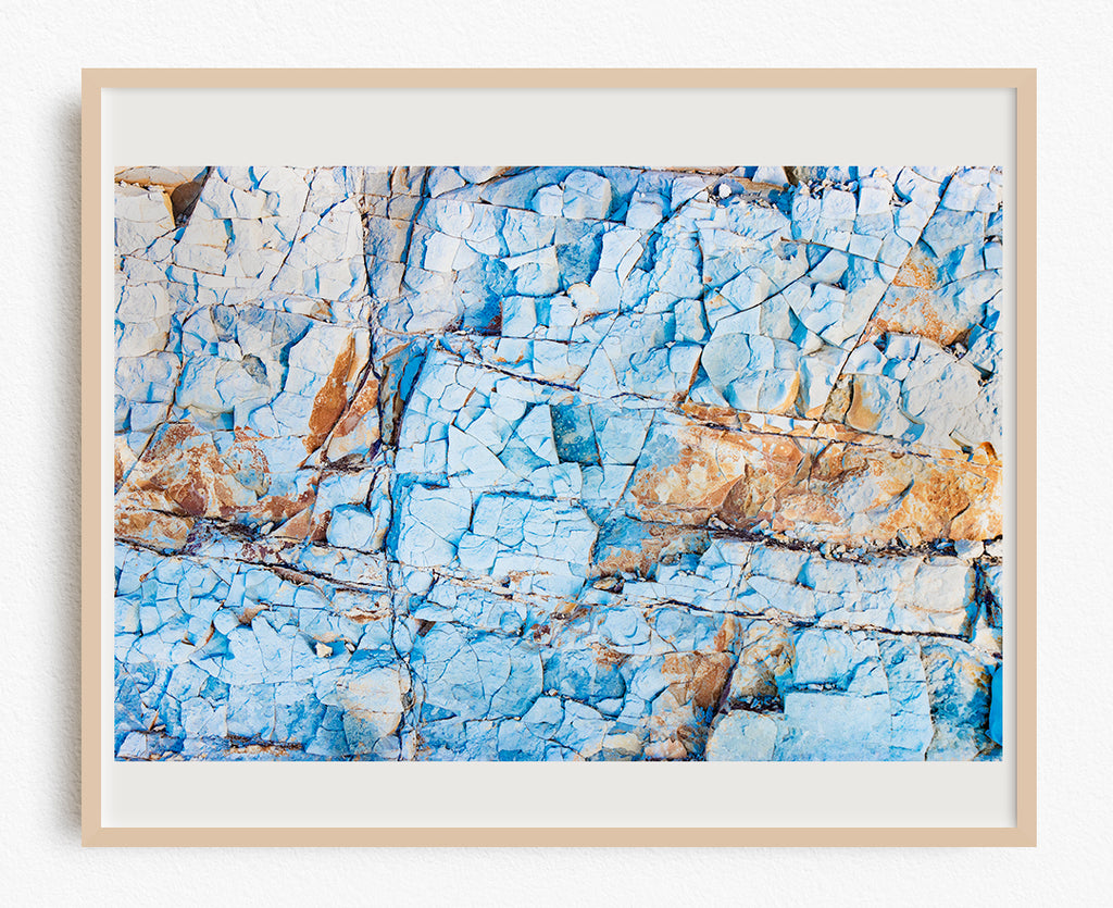 Abstract Rock Mosaic Framed Art Prints NZ