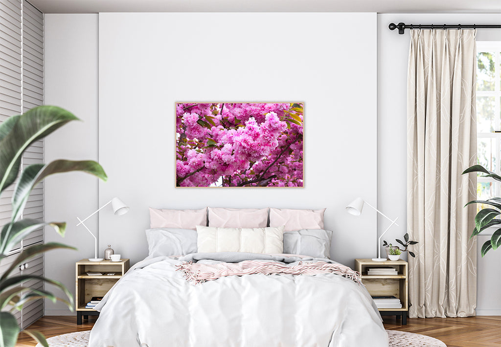 Pink Blossom Floral Framed Wall Art