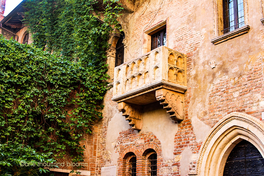 Juliet's Balcony Verona Wall Art