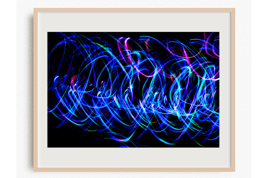 Contemporary Neon Wall Art One Thousand Blooms