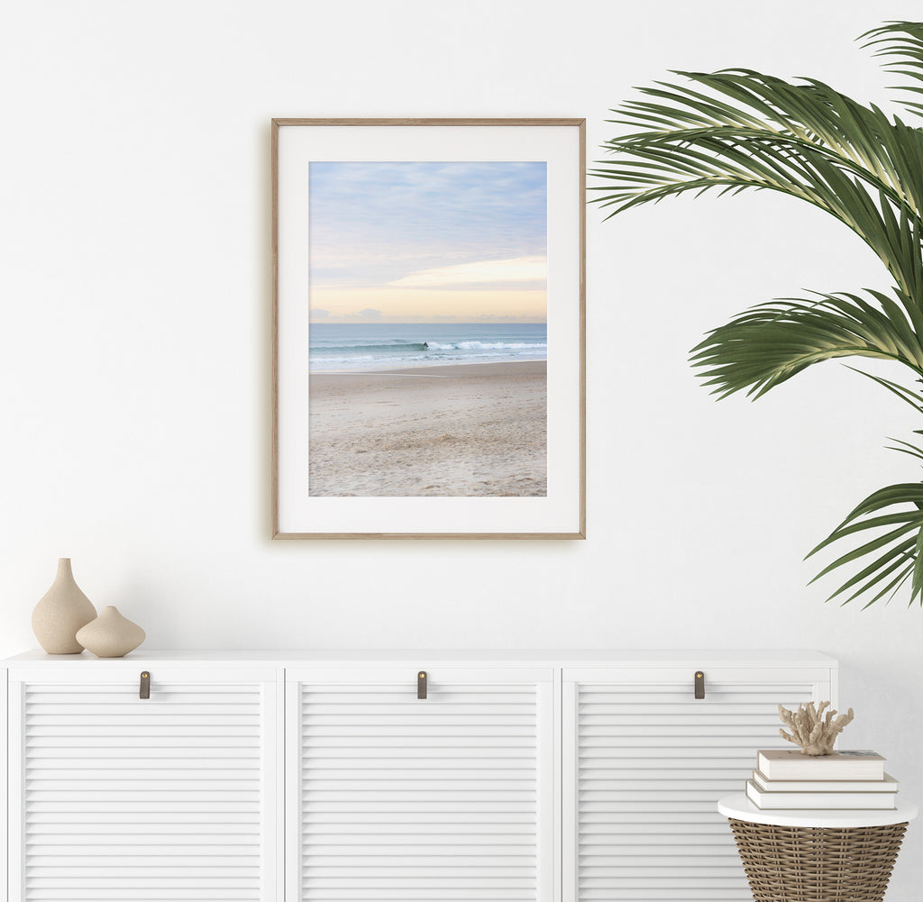 Gold Coast Surfer Framed Art Print NZ