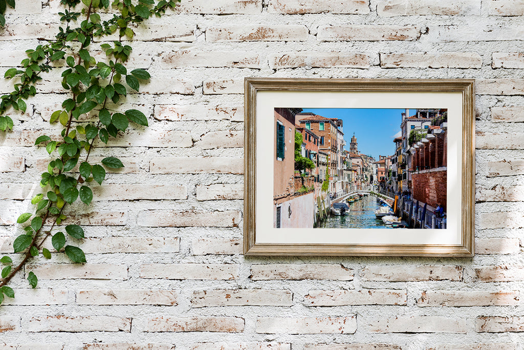 Streets of Venice Framed Wall Print