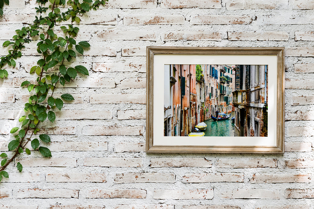 Venice Canals Wall Print with Frame