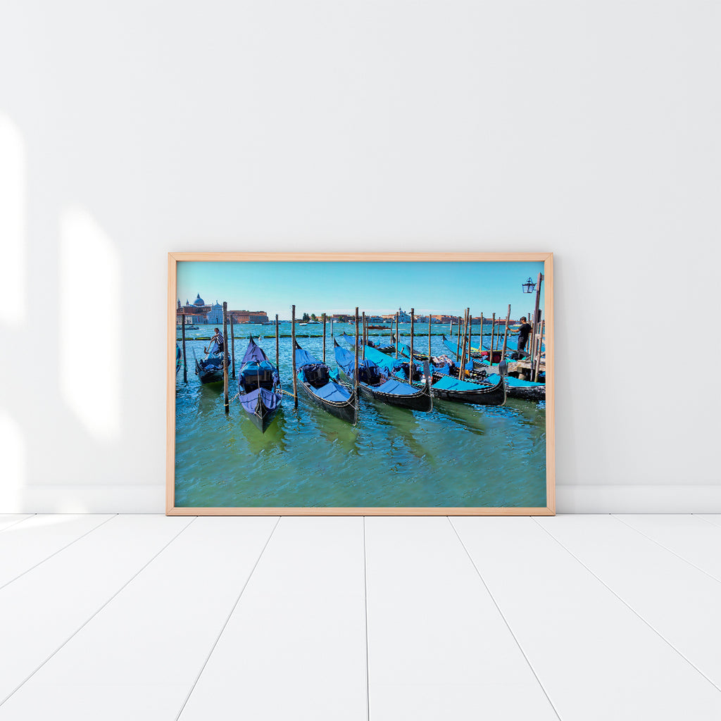 Venice Gondolas with Oak Frame
